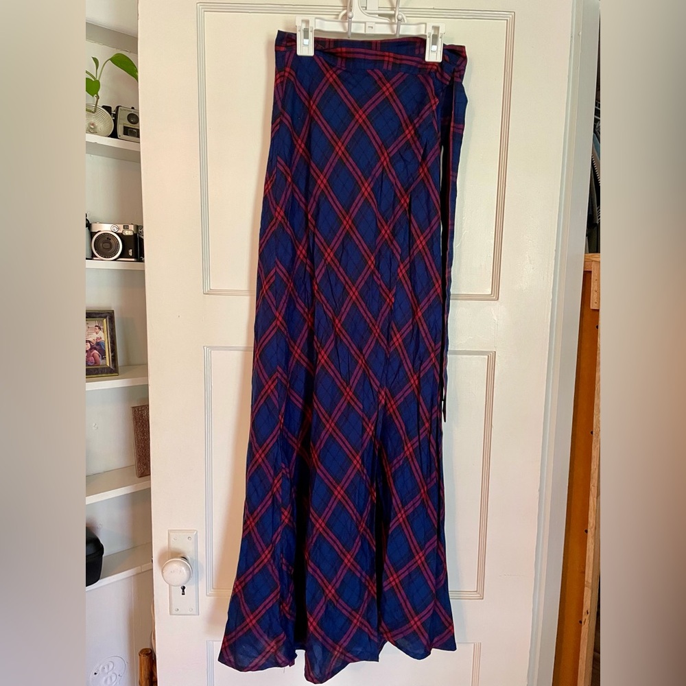 Forever 21 Blue and Pink Plaid Dress